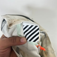 Off-White x Futura White Spray Paint Carpenter Pants Size 38