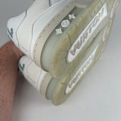 Louis Vuitton White Low Top Trainer Size LV 8.5