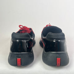 Prada Red/Black Patent Leather America Cups
