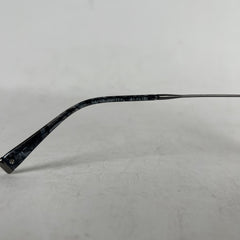 John Varvatos Navy Thin Oval Sunglasses
