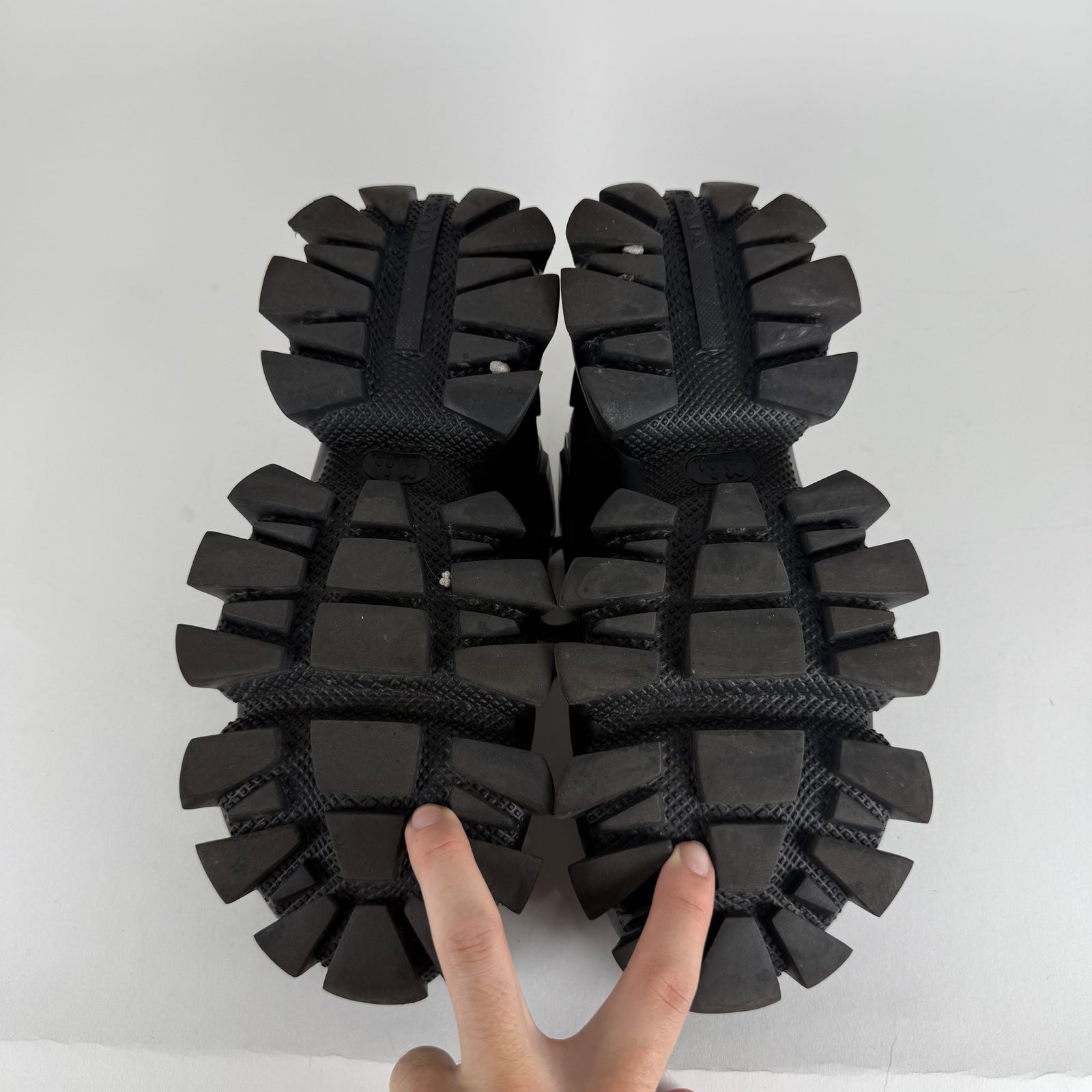 Prada Triple Black Cloudbust Thunder Sneaker Size 8.5