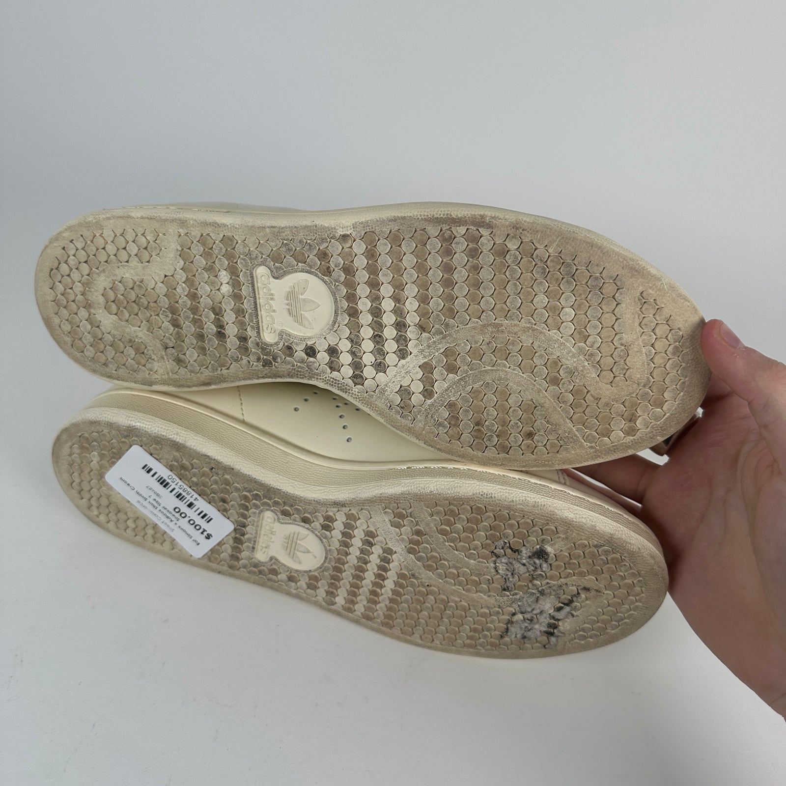 Raf Simons x Adidas Stan Smith Cream Sneaker Size 7