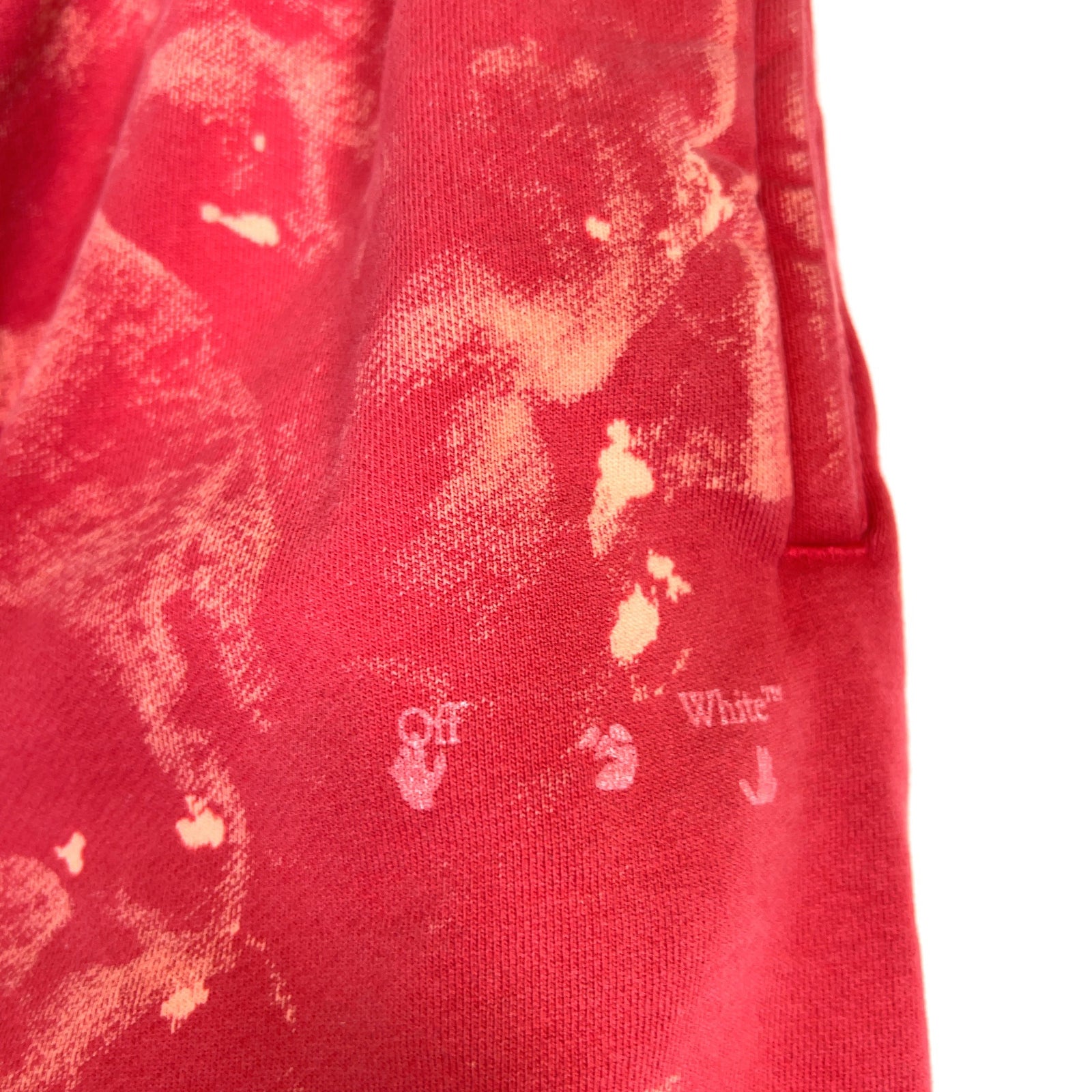 Off-White Vintage Bleach Sweat Shorts
