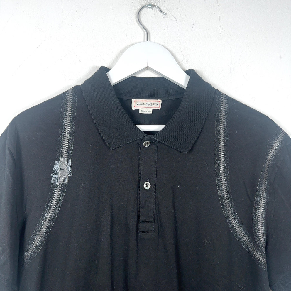 Alexander Mcqueen Zipper Collared Shirt