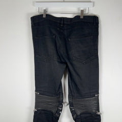 Saint Laurent FW13 D04 Lambskin Zipper Biker Jeans