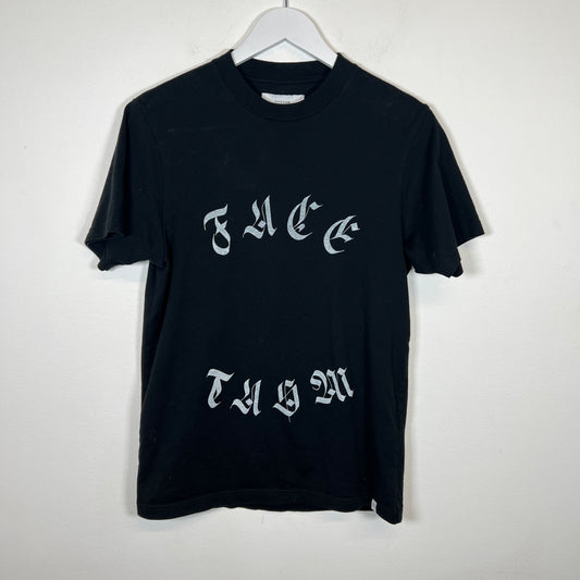 Face Tasm Black Logo T-shirt Size S