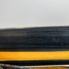Goyard Black Goyardine Marie Galante MM Tote Bag
