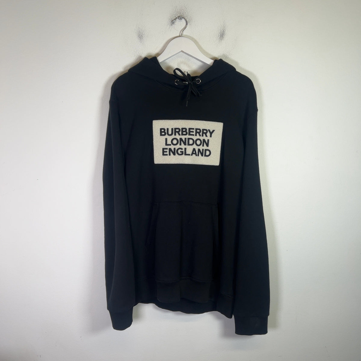 Burberry Logo Applique Hoodie