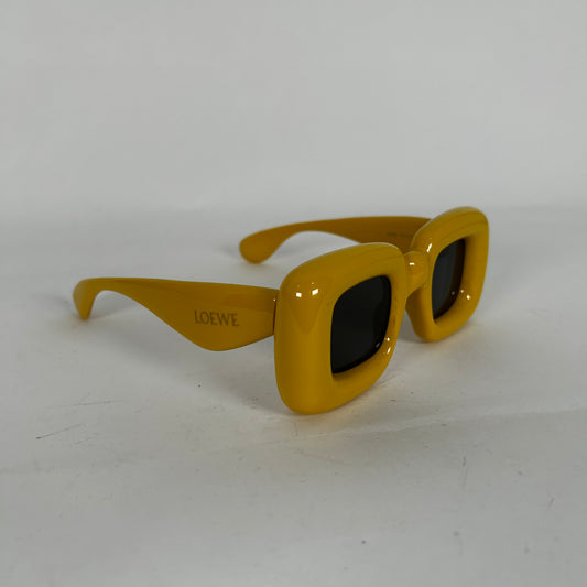 Loewe Yellow Inflated Square Sunglasses