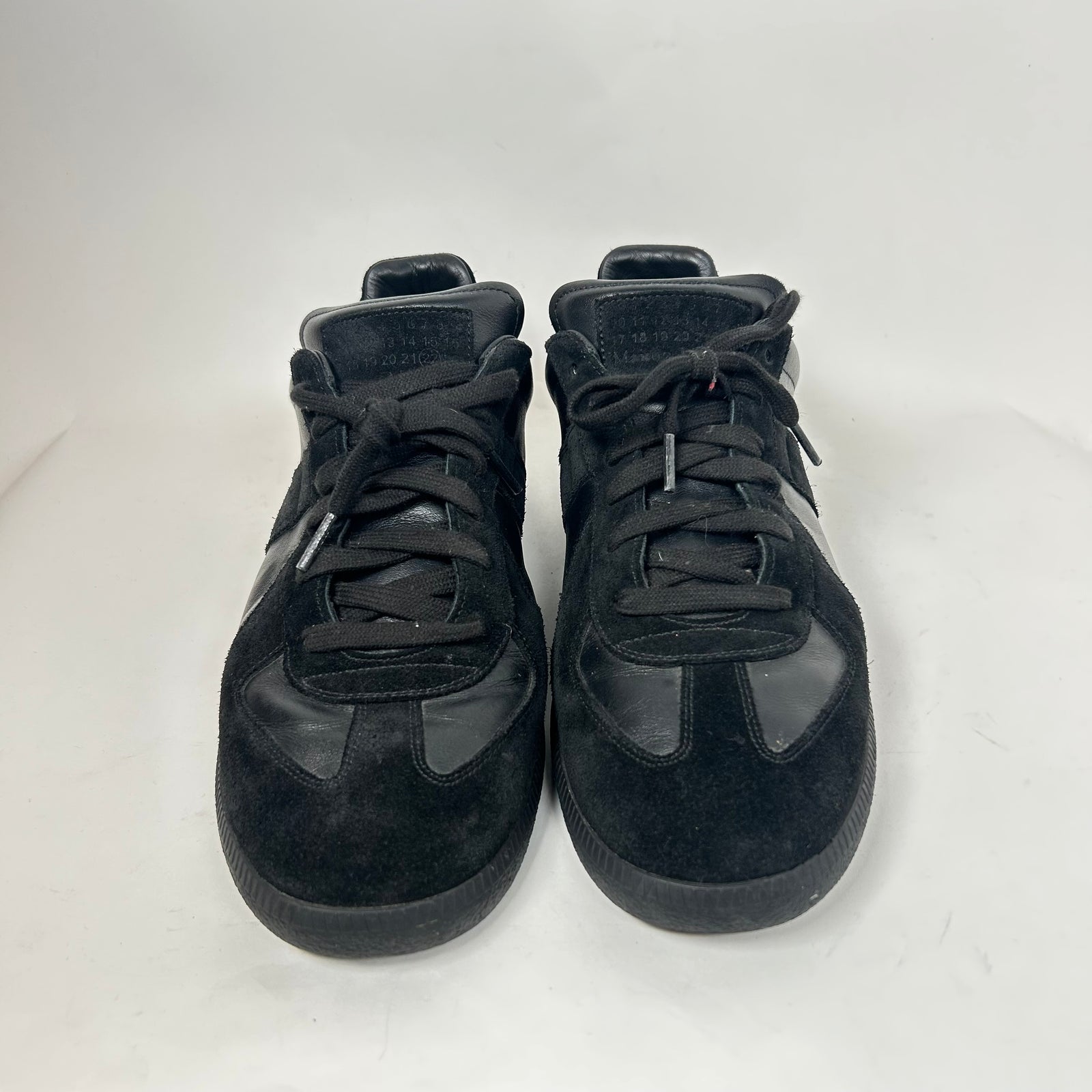 Maison Margiela Triple Black Gats Size 45