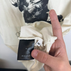 Rhude Cream 'Dear God' Tee Size M