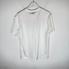 Burberry White/Pink Location Print T-Shirt Size M
