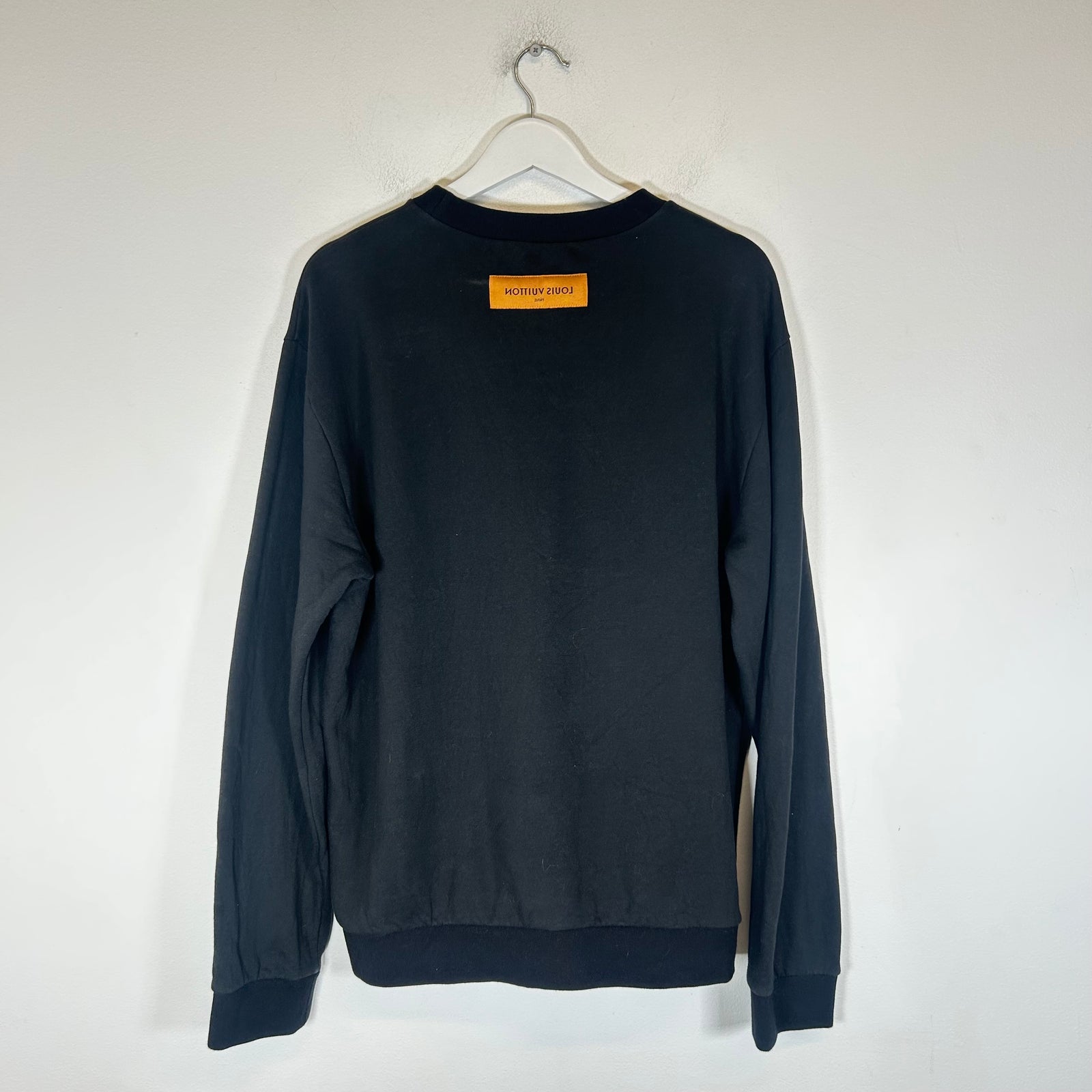 Louis Vuitton Black 'Connect The Dots' Embroidered Crewneck Size XL