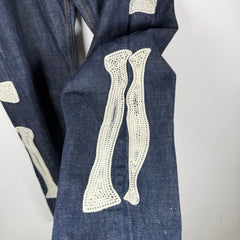 Kapital Bone Raw Denim Jeans Size 34