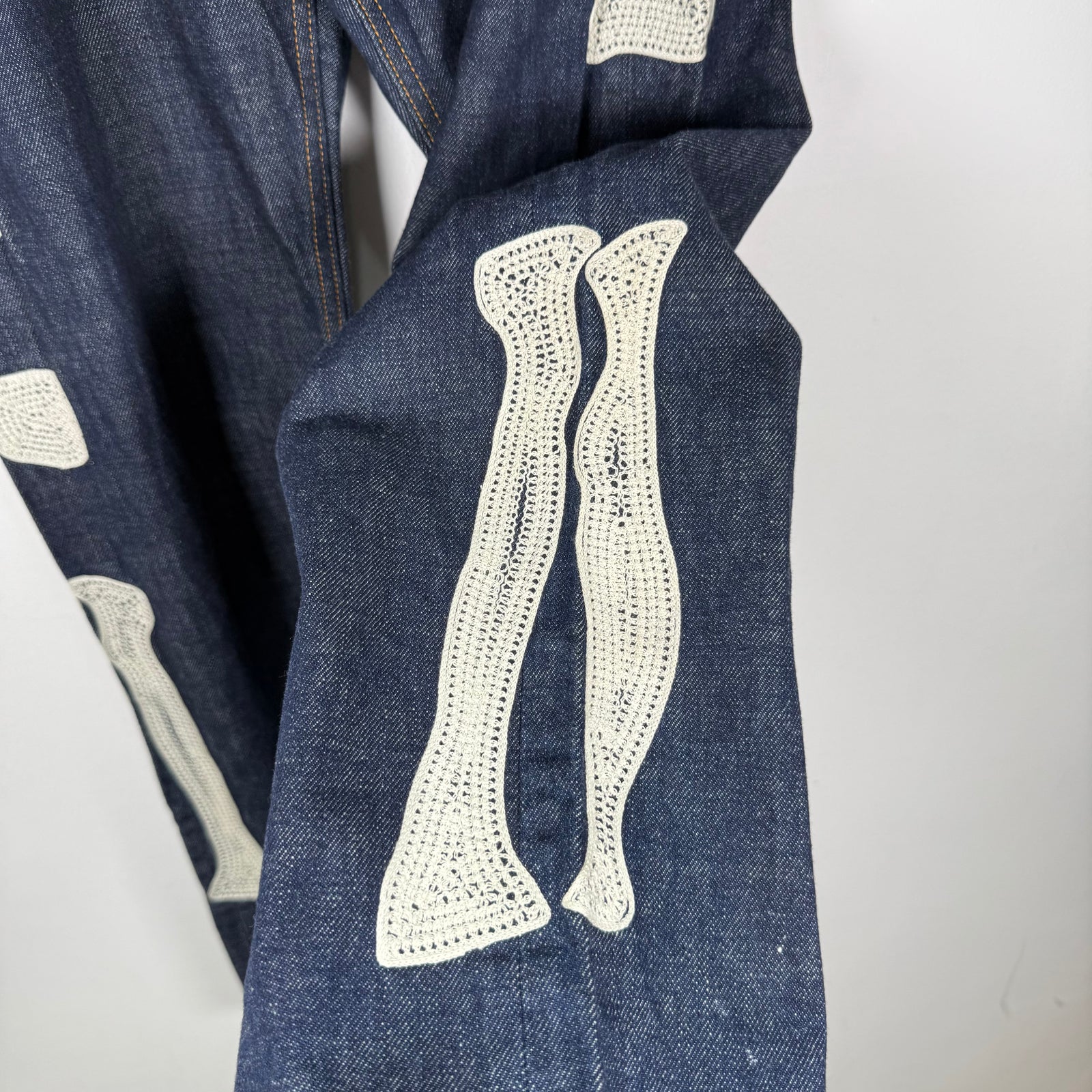 Kapital Bone Raw Denim Jeans Size 34