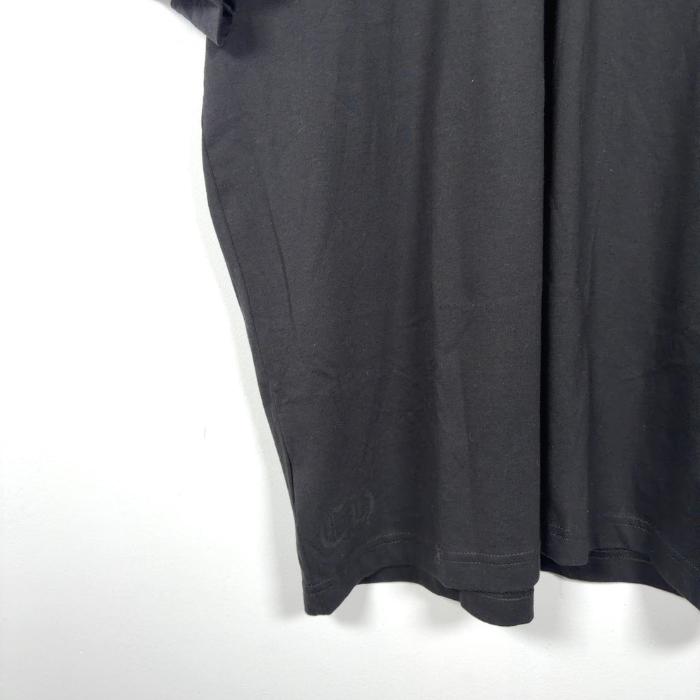 Chrome Hearts Neck Logo Black T-Shirt