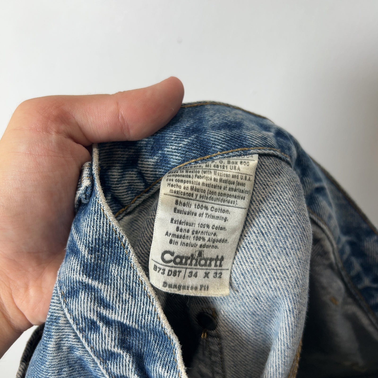 Carhartt Vintage Denim 'Double Knee' Carpenter Jeans