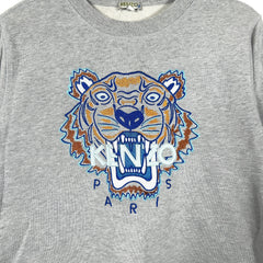 Kenzo Embroidered Tiger Head Logo Crewneck