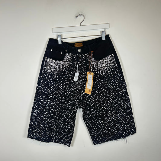 Birth Of Royal Child Black 20k Diamond Jorts Size L