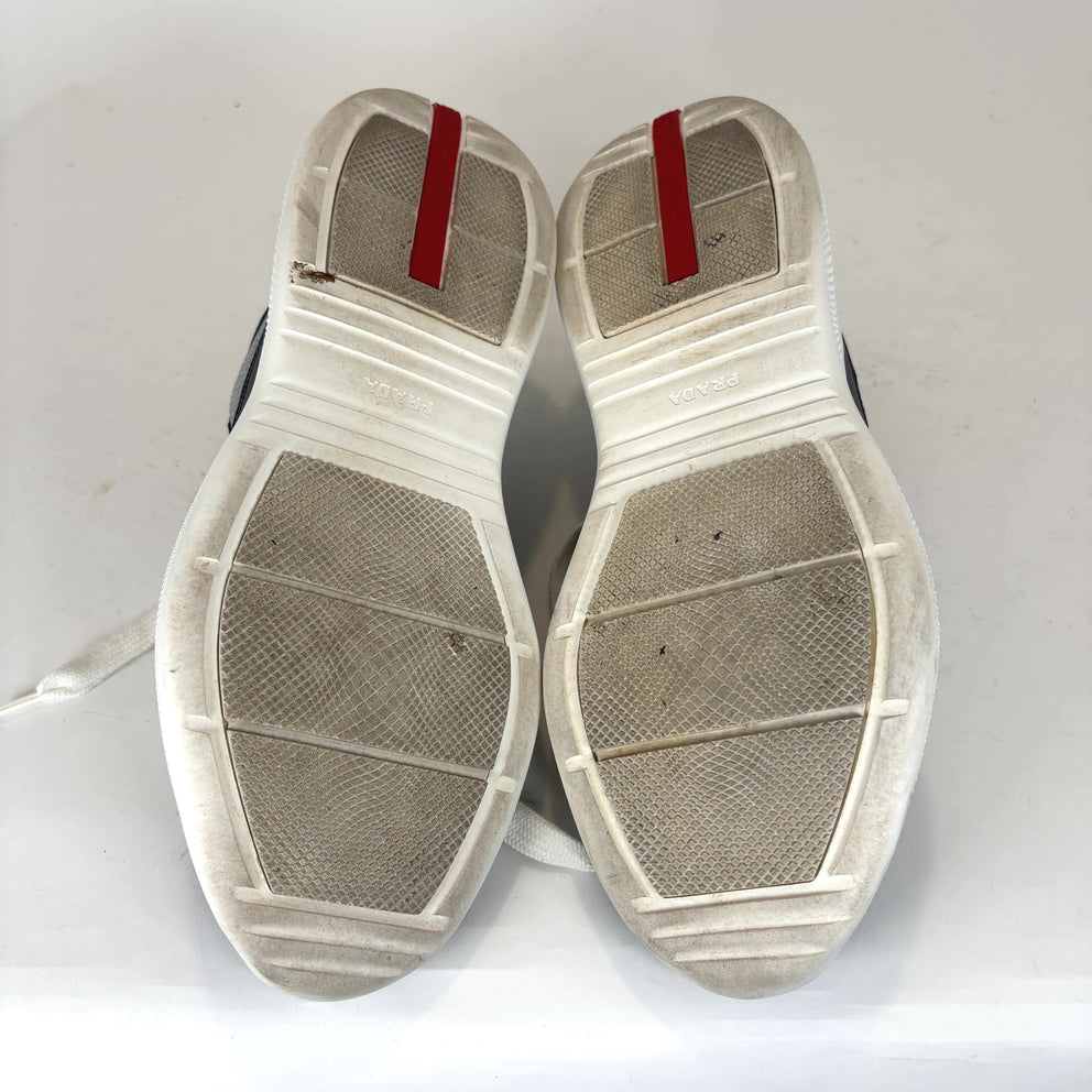 Prada Leather America Cup Lowtop Sneakers