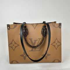 Louis Vuitton On The Go Reverse Monogram MM Tote Bag