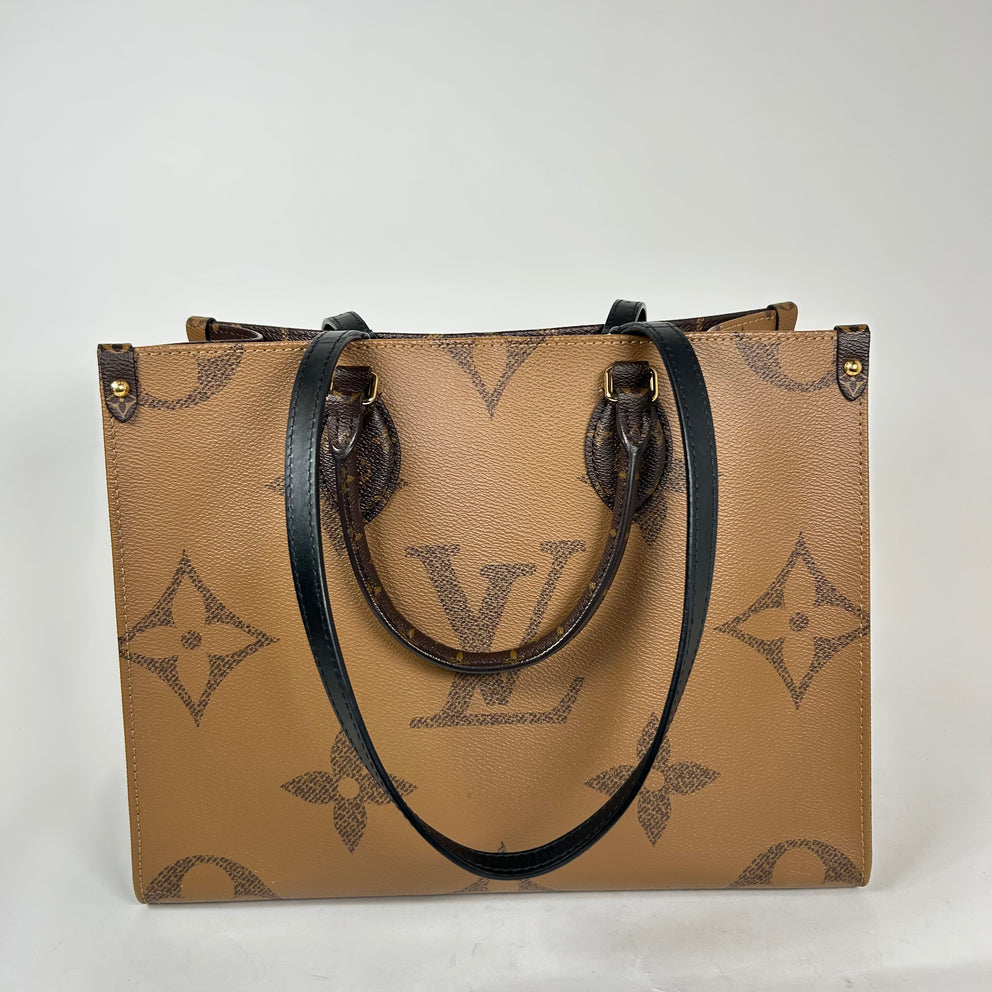 Louis Vuitton On The Go Reverse Monogram MM Tote Bag