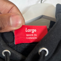 Supreme Black Capital Hoodie Size L