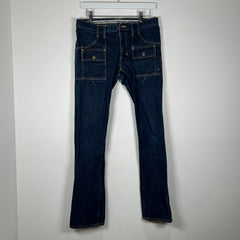 Number (N)ine Blue 6-Pocket Skinny Jeans Size 31