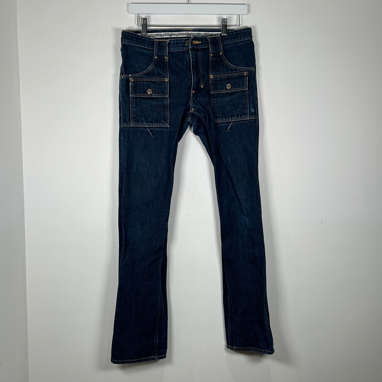 Number (N)ine Blue 6-Pocket Skinny Jeans Size 31