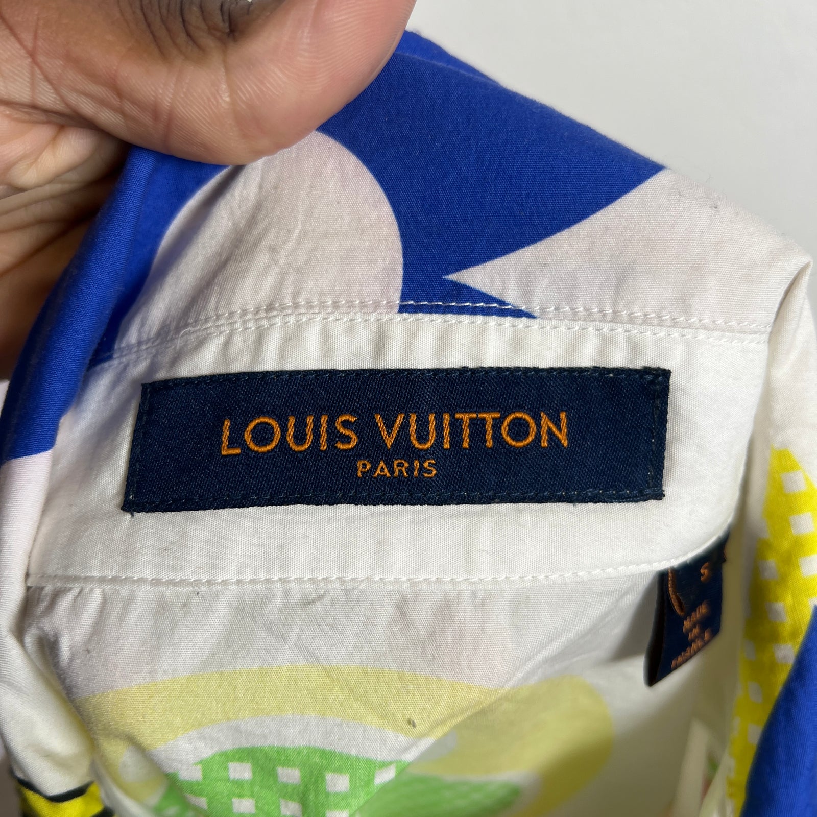 Louis Vuitton Multi Color Monogram Button-Up Shirt