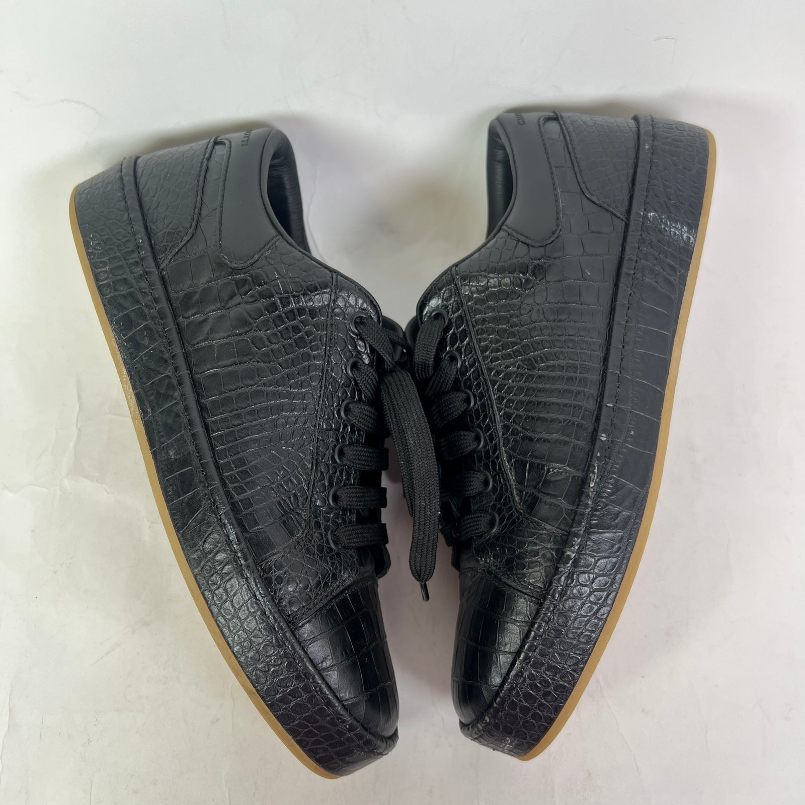 Giuseppe Zanotti Embossed Crocodile GZ-City Sneaker