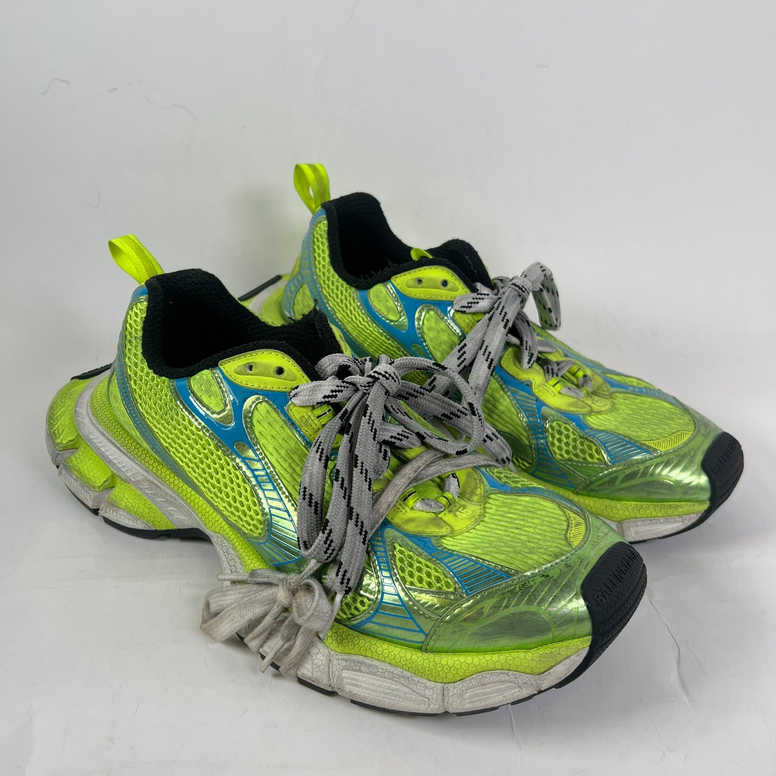 Balenciaga Fluorescent Yellow/Blue 3XL Sneaker Size 45