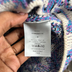 Dior Jacquard Oblique Knit Sweater Size M