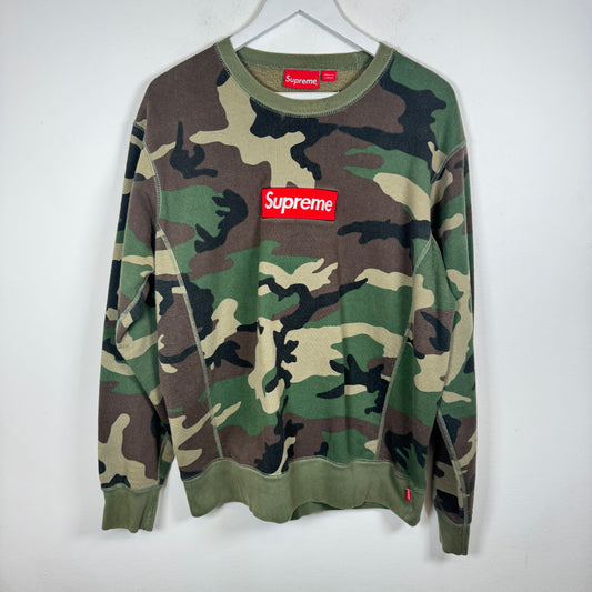 Supreme Camo Box Logo Crewneck Size L