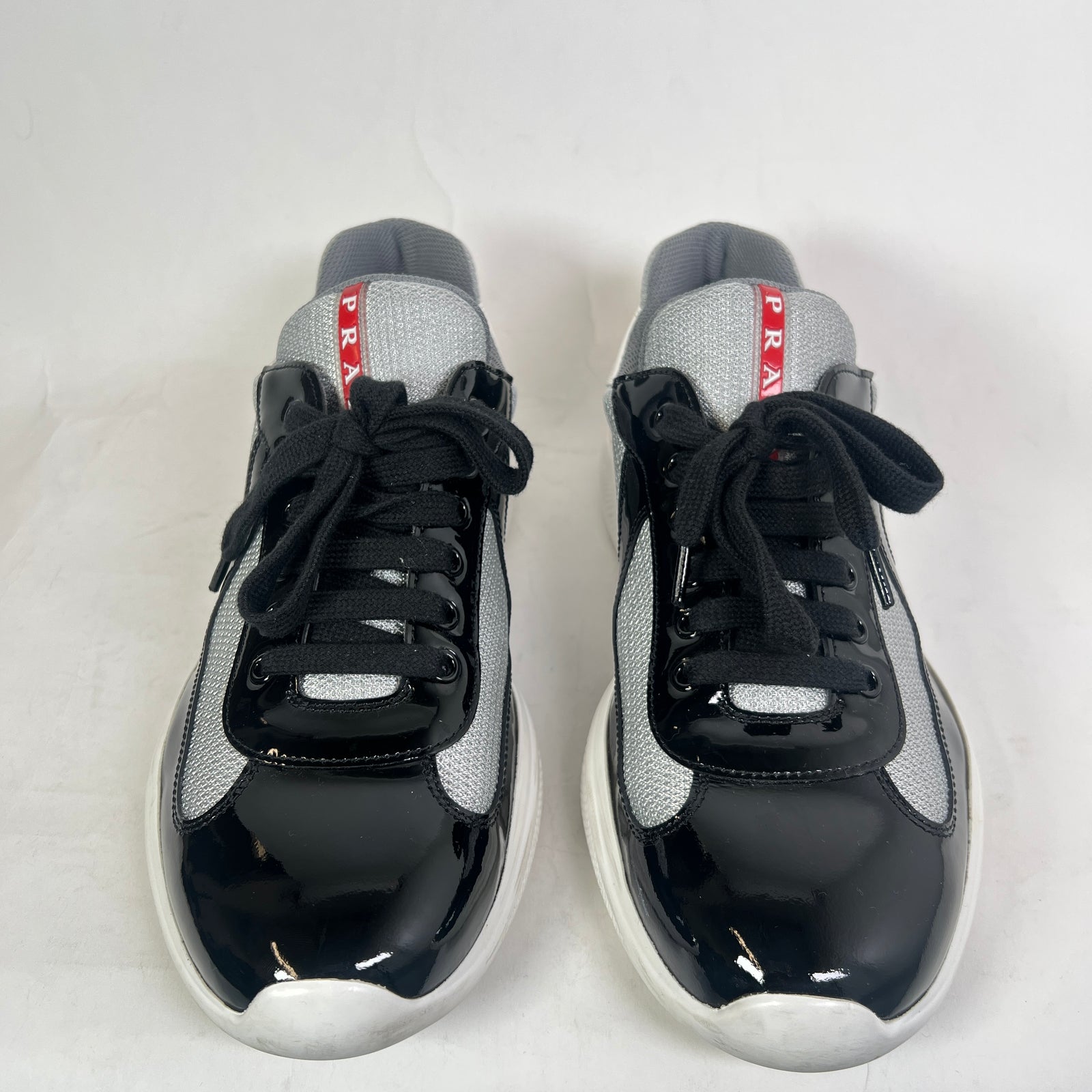 Prada Black Patent Leather America Cups