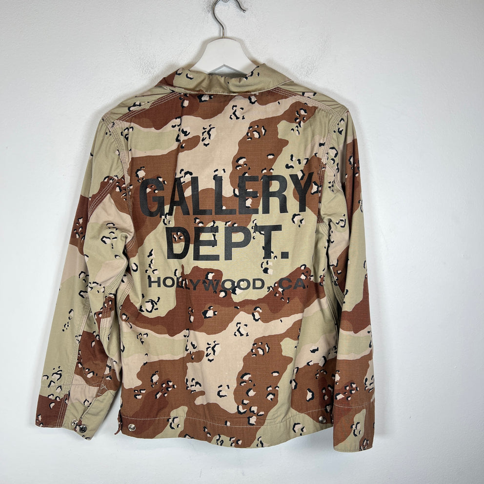Gallery Dept Chocolate Chip Camo Montecito Jacket Size XS