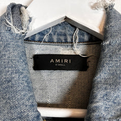 Amiri Beach Jean Jacket Size XS