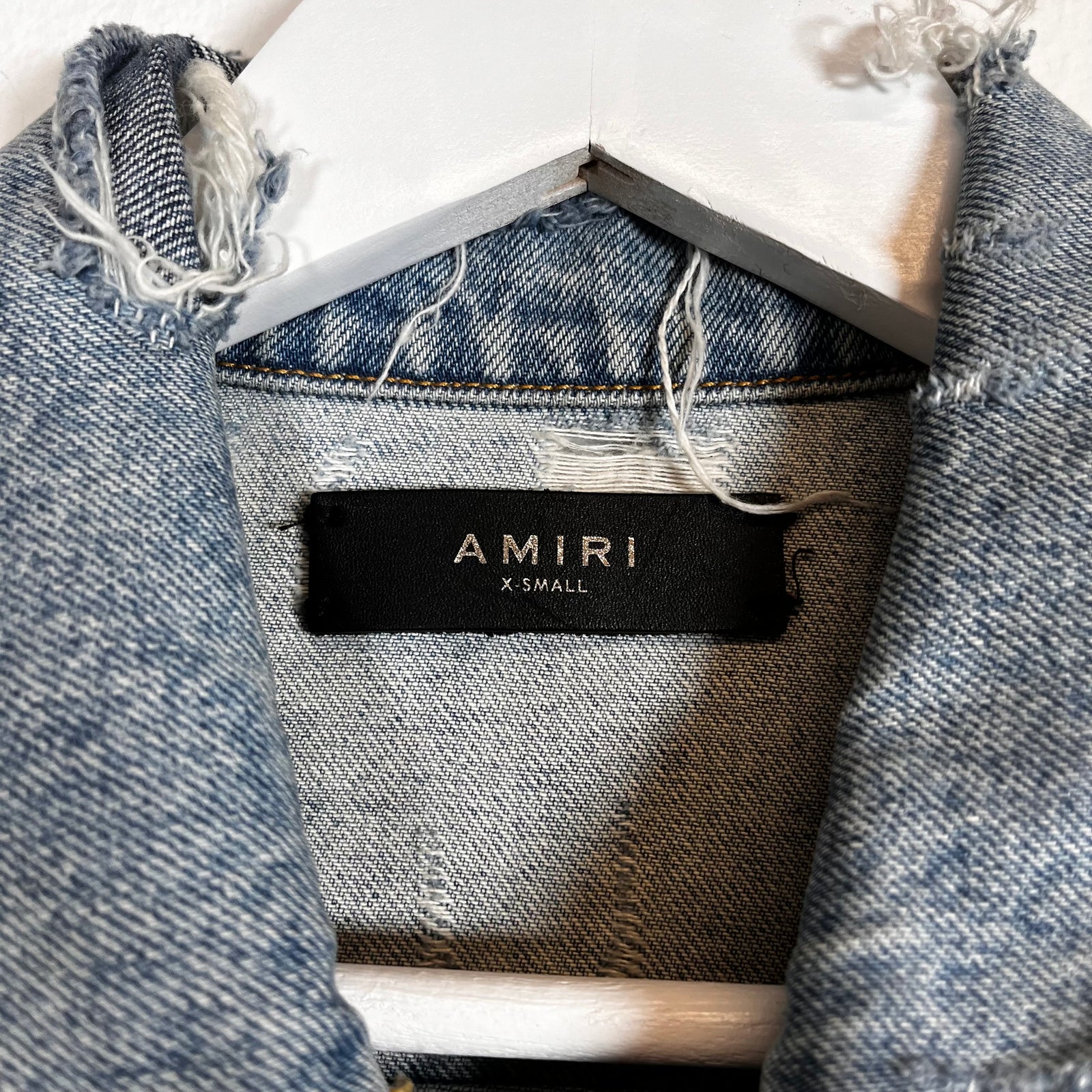 Amiri Beach Jean Jacket Size XS