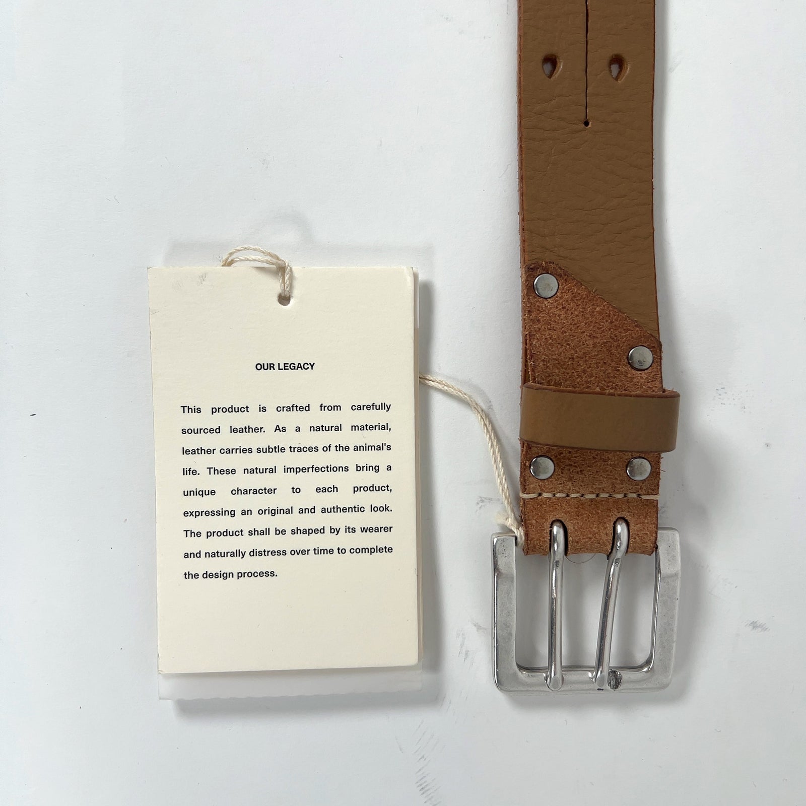 Our Legacy Split Leather Belt