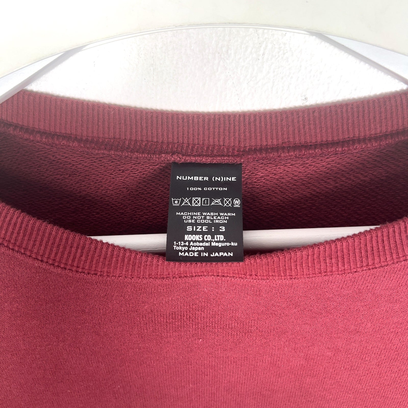 Number (N)ine 'Mthrfckr' Spell Out Graphic Crewneck