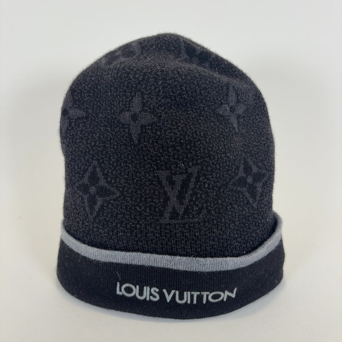 Louis Vuitton Monogram Logo Beanie