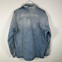 Martine Rose Denim Button-Up Shirt Size L