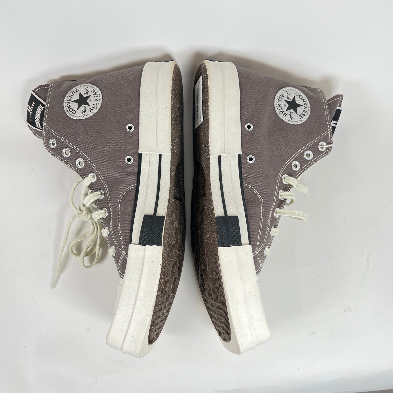 Rick Owens Converse Brown Turbodrk Size 13