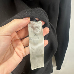 Rick Owens Black Full Zip Hoodie Size XL