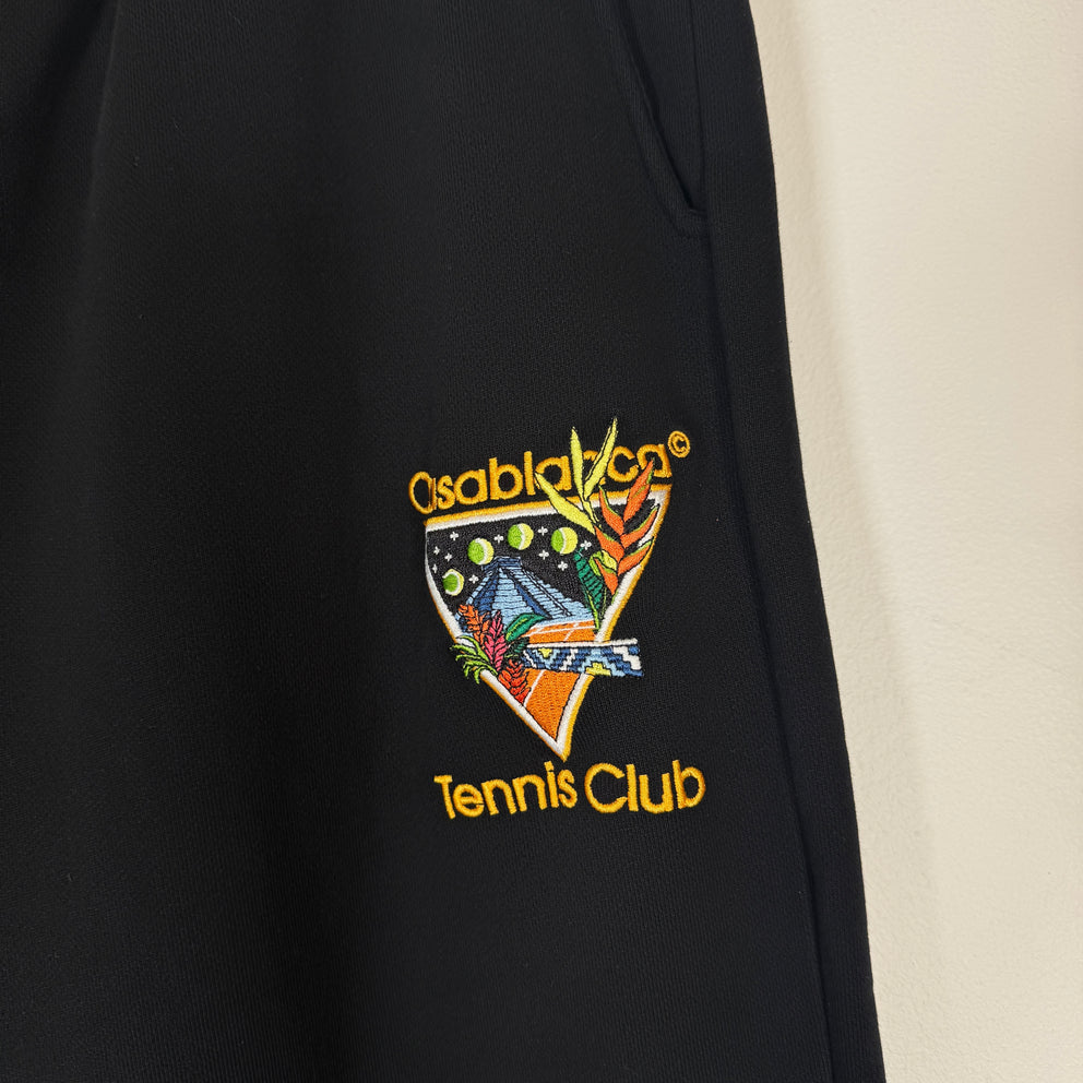 Casablanca Black Tennis Club Sweatpants Size XXL