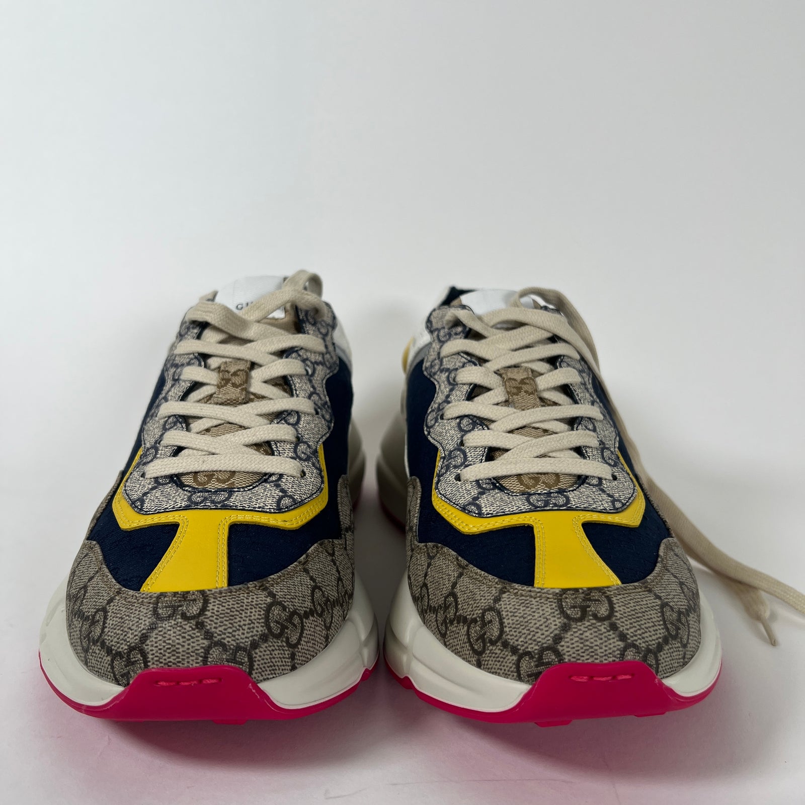 Gucci Rython GG Yellow/Pink Size 11.5