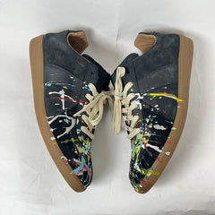 Maison Margiela Black Paint Splatter Gats Size 42