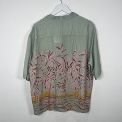 Palm Angels Green Trees Button-Up Shirt Size L