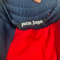 Palm Angels Navy/Red Two Tone Track Pants Size S