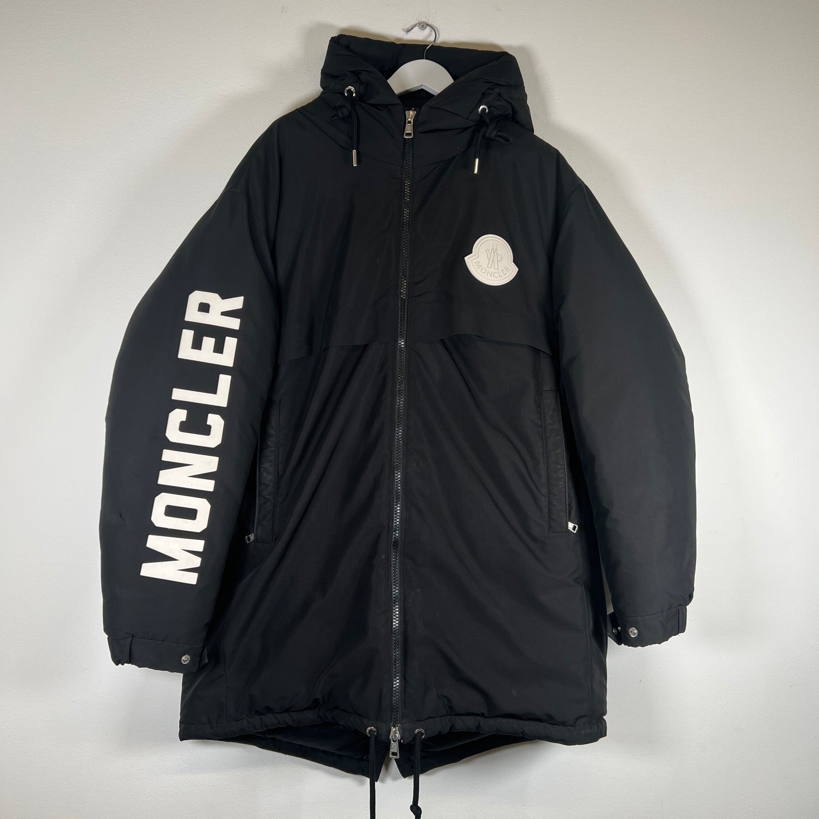Moncler Black Charnier Down Parka Size 5